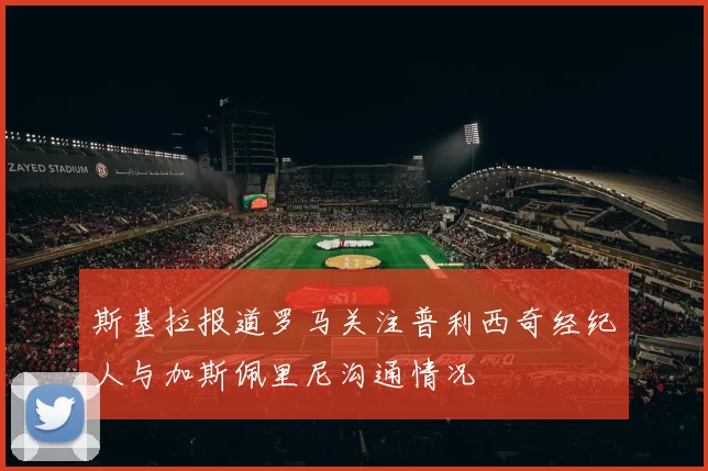 斯基拉报道罗马关注普利西奇经纪人与加斯佩里尼沟通情况
